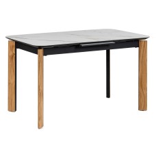Стол раздвиж. Combi Ceramic 120-150 Automatic Natur//Light marble