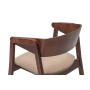 Кресло Dalia Beige/Темный орех