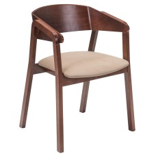 Кресло Dalia Beige/Темный орех
