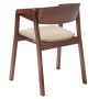 Кресло Dalia Beige/Темный орех