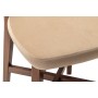Стул Frank Pro Diag Beige/Темный орех