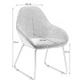Кресло Kent Diag grey/Линк
