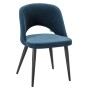 Стул Lars Diag blue/черный