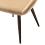 Кресло Kent Diag beige/т.орех
