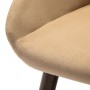 Кресло Kent Diag beige/т.орех