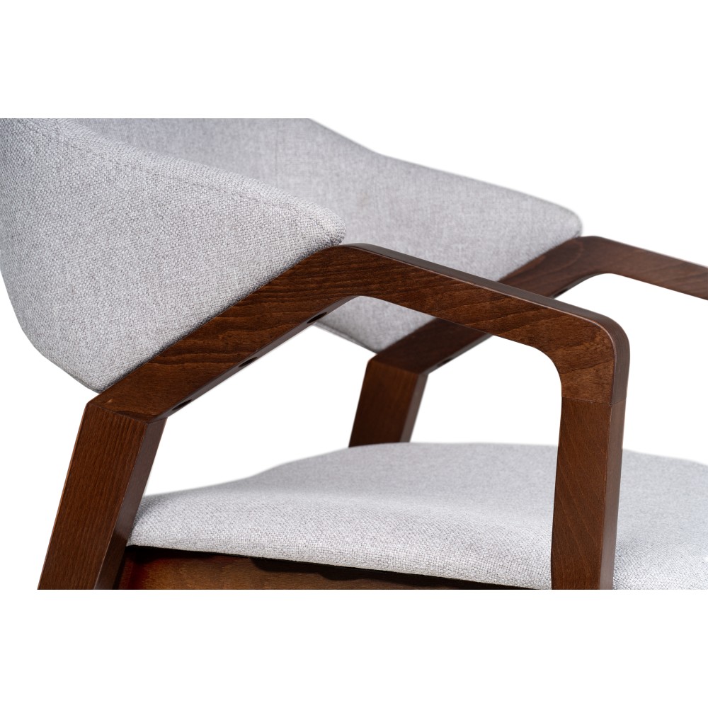 Кресло Celeste Gray/т.орех Кресло Celeste Gray/т.орех