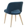 Стул Lars Diag blue/нат.дуб