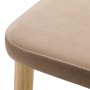 Стул Ledger Diag beige/нат.дуб