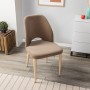 Стул Ledger Diag beige/нат.дуб