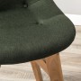 Стул Eames lite тёмно-зеленый/натур. Бук