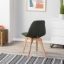 Стул Eames lite тёмно-зеленый/натур. Бук