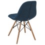 Стул Eames W Сканди Блю Арт