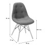 Стул Eames W Сканди Блю Арт