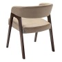 Кресло Baxter Beige/Темный орех