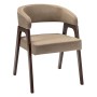 Кресло Baxter Beige/Темный орех