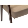 Кресло Baxter Beige/Темный орех
