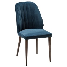 Стул Alen Diag blue/т. орех