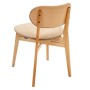 Стул Rasmus  Diag beige/нат.бук