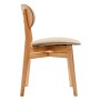 Стул Rasmus  Diag beige/нат.бук
