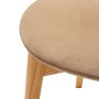 Стул Rasmus  Diag beige/нат.бук