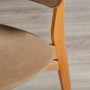 Стул Rasmus  Diag beige/нат.бук