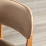 Стул Rasmus  Diag beige/нат.бук