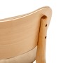 Стул Rasmus  Diag beige/нат.бук