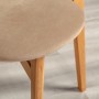 Стул Rasmus  Diag beige/нат.бук