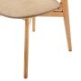 Стул Rasmus  Diag beige/нат.бук