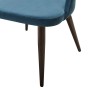 Стул Lars Diag blue/т.орех