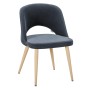 Стул Lars Diag grey/нат.дуб