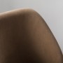 Стул Ledger Diag beige/т. орех