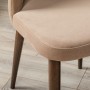 Стул Ledger Diag beige/т. орех
