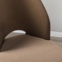 Стул Ledger Diag beige/т. орех