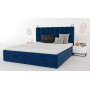 Кровать City Lux с подъемным механизмом 180 см синий