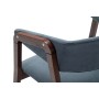 Кресло Dalia Soft Grey/Темный орех