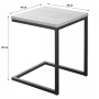 Стол журнальный Loft 1 Дуб Табак 50*50