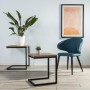 Стол журнальный Loft 1 Дуб Табак 50*50