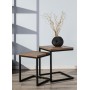 Стол журнальный Loft 1 Дуб Табак 50*50