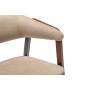 Кресло Dalia Soft Beige/Темный орех