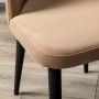 Стул Ledger Diag beige/черный