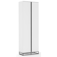 Шкаф двухстворчатый City белый/40см