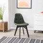 Стул Eames lite тёмно-зеленый/венге