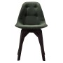 Стул Eames lite тёмно-зеленый/венге