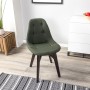 Стул Eames lite тёмно-зеленый/венге