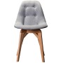 Стул Eames lite Грей/Натуральный Бук