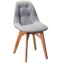 Стул Eames lite Грей/Натуральный Бук
