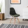 Стул Eames тёмно-зеленый /W