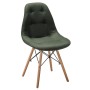 Стул Eames тёмно-зеленый /W