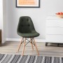 Стул Eames тёмно-зеленый /W